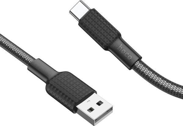 USB-kabel Partner Tele.com USB-A till USB-C svart (HOCOACC21)