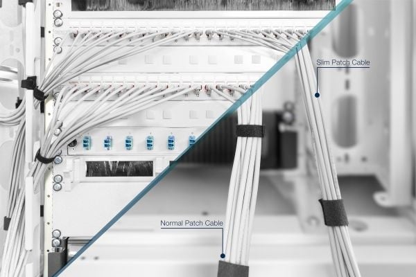 DIGITUS Slim - Patch-kabel - RJ-45 (hane) till RJ-45 (hane) - 2 m - U/FTP - CAT 6 - halogenfri, formpressad, hakfri - grå