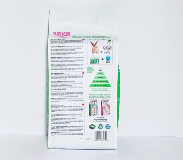 ALEGIA Junior Natural - kaninfoder - 650g