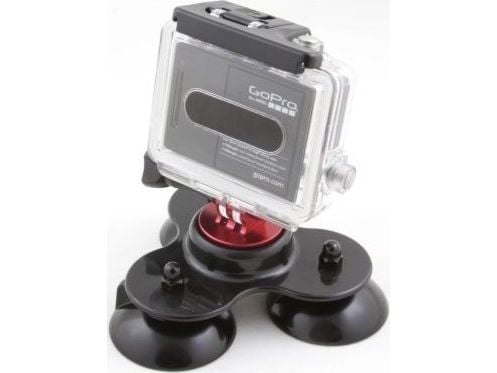Xrec holder 3D - 3x sugekopp til GoPro Hero 7/6/5/4/3+ /3/2/1