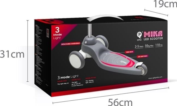 Kickbike Qplay Mika röd (4096)