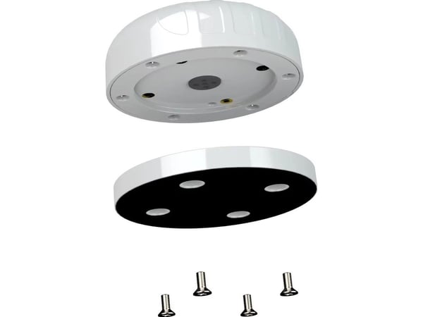 Poynting A-PUCK-0002-V1-01-W, 6 dBi, 698-960, 710-2700, 3400-3800 MHz, Rundstrålande antenn, Vit, IP68, 2 m