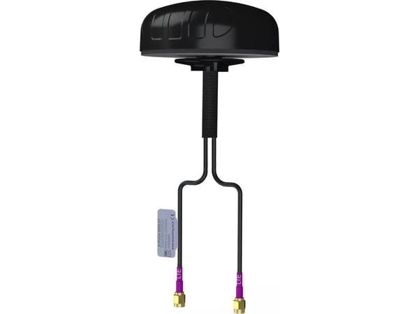Poynting A-PUCK-0002-V1-01-W, 6 dBi, 698-960, 710-2700, 3400-3800 MHz, Rundstrålande antenn, Vit, IP68, 2 m