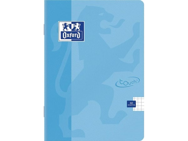 Oxford Brulion A5 96 ruter, TOUCH PASTEL rutet med marg (OXFORD 400123215)