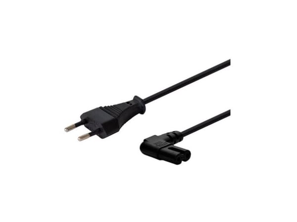 Savio CL-144 Power cable Black 3 m angled, 3 m, 2-pin, IEC Type E (3.4 mm, 3.1 mm)