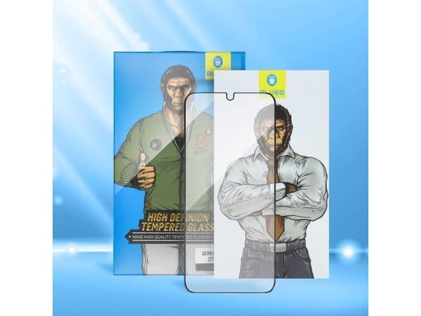 Strong herdet glass 5D Mr. Monkey Glass for Apple iPhone 13 Pro Max svart (Strong HD)