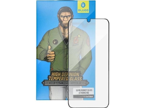 Strong herdet glass 5D Mr. Monkey Glass for Apple iPhone 13 Pro Max svart (Strong HD)
