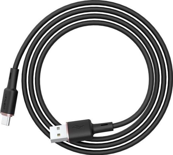 Acefast USB-A - USB-C 1,2 m valkoinen kaapeli (6974316280774)