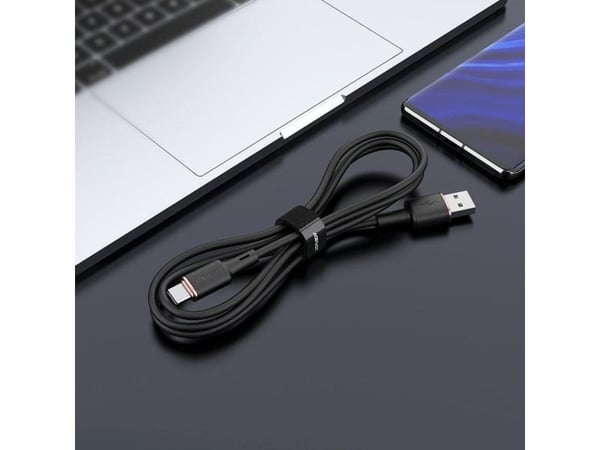 Acefast USB-A - USB-C 1,2 m valkoinen kaapeli (6974316280774)