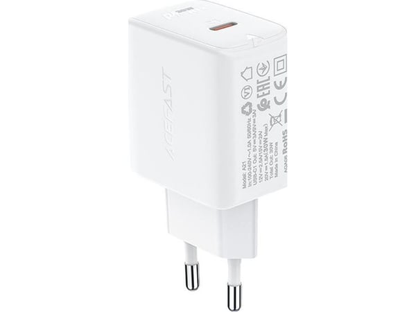 Acefast A21 1x USB-C-lader (6974316281139)