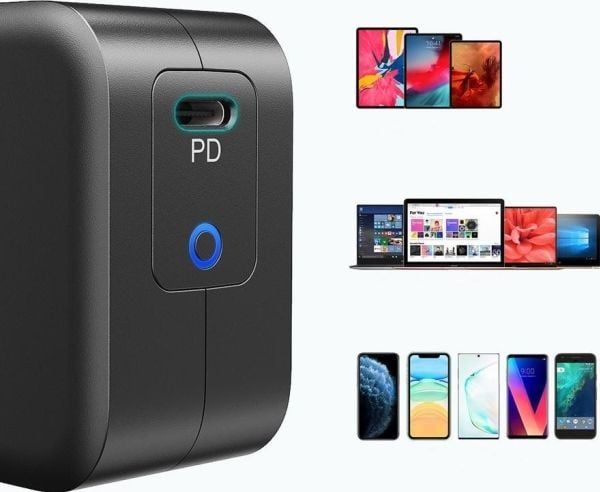 Choetech laddare 1x USB-C 3 A (6971824975536)