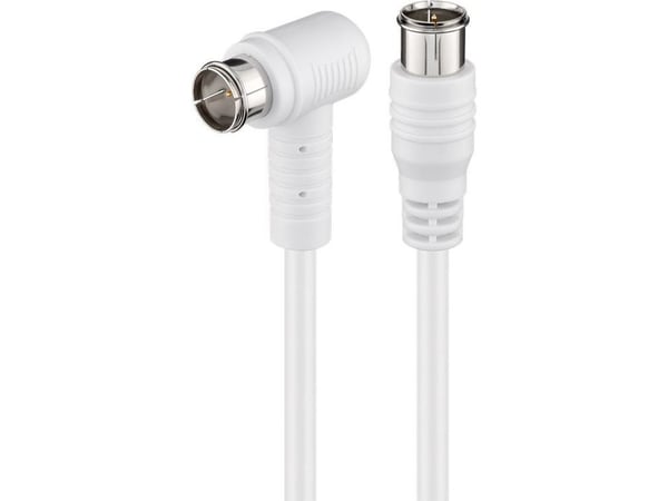 Goobay 67347, 1,5 m, F plug, F plug, Valkoinen