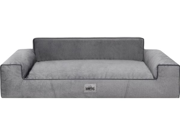 Hobbydog Hundeseng Glamour Ny, grå, fancy, XL