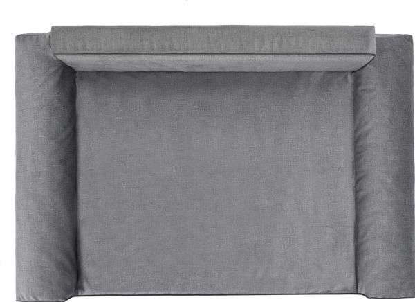 Hobbydog Hundeseng Glamour Ny, grå, fancy, XL