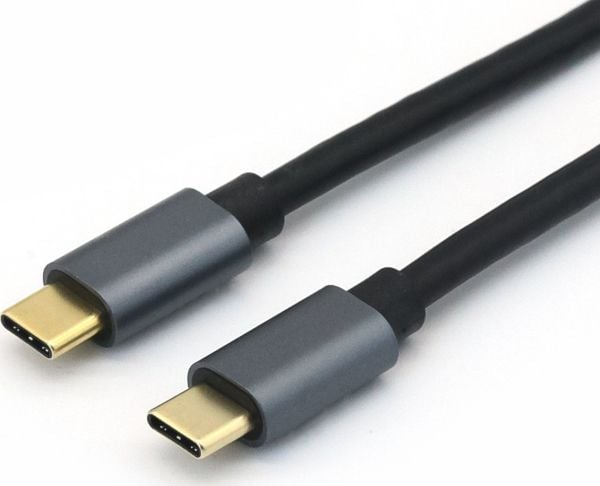 Equip 128354, 1 m, USB C, USB C, USB 3.2 Gen 1 (3.1 Gen 1), 10 Gbit/s, Sort
