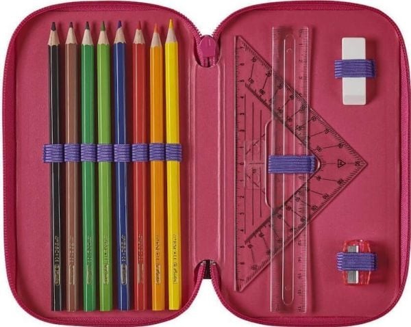 Herlitz TriCase - Penal - 31 pieces - polyester - Vintage Love