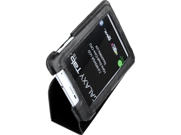 Tablet-etu i Quer, svart, avsett för Samsung Galaxy Tab P3100