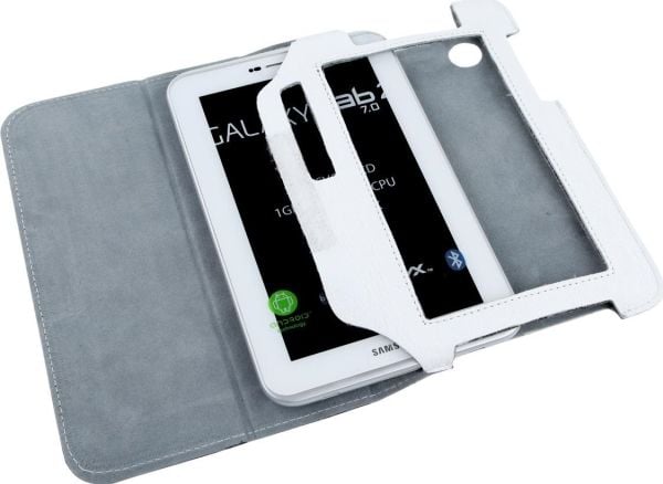 Etui til nettbrett Quer hvit – dedikert for Samsung Galaxy Tab P3100