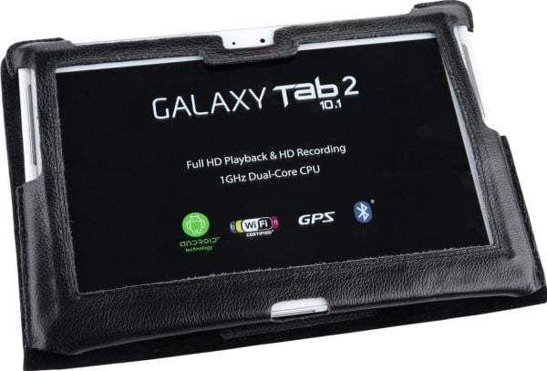 Tablet-etuietui Quer Etui svart, tilpasset Samsung Galaxy Tab P5100