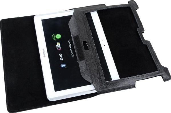 Tablet-etuietui Quer Etui svart, tilpasset Samsung Galaxy Tab P5100