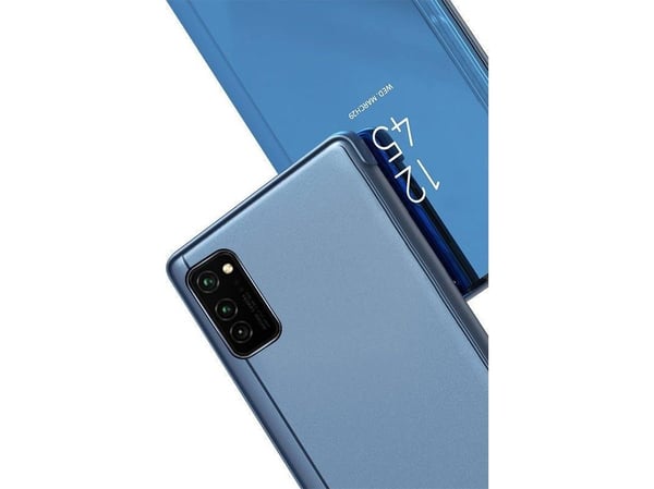Hurtel Clear View Case flip-deksel til Samsung Galaxy A03s (166.5) rosa