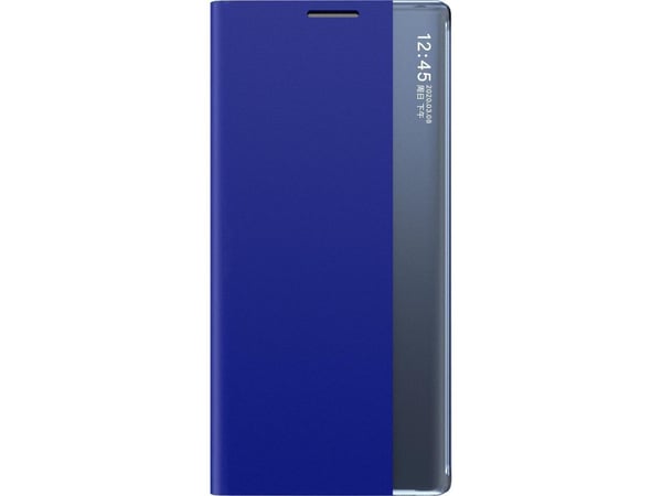 Hurtel New Sleep Case-deksel med klaff og stativfunksjon for Samsung Galaxy S22+ (S22 Plus) blå