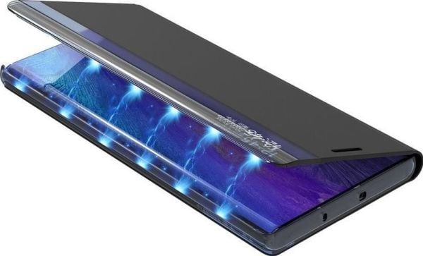 Ny Sleep Case-deksel med klafffunksjon for stativ til Poco M4 Pro 5G - rosa