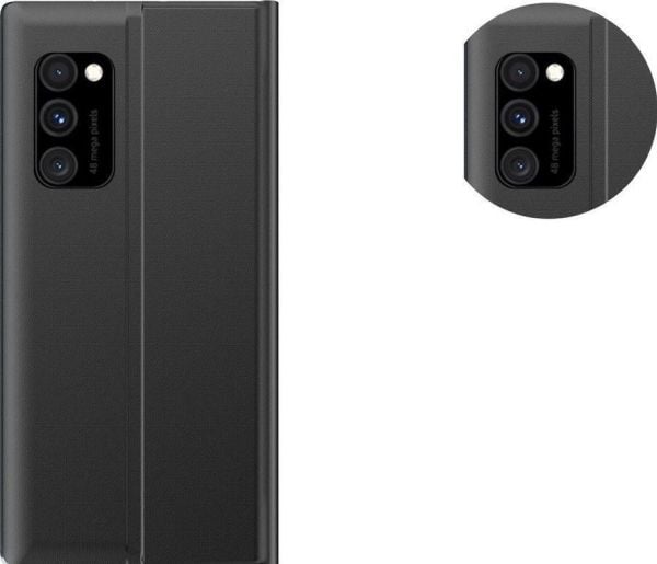 Ny Sleep Case-deksel med klafffunksjon for stativ til Poco M4 Pro 5G - rosa