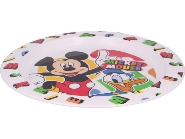 Mickey Mouse - desserttallerken (hvit)