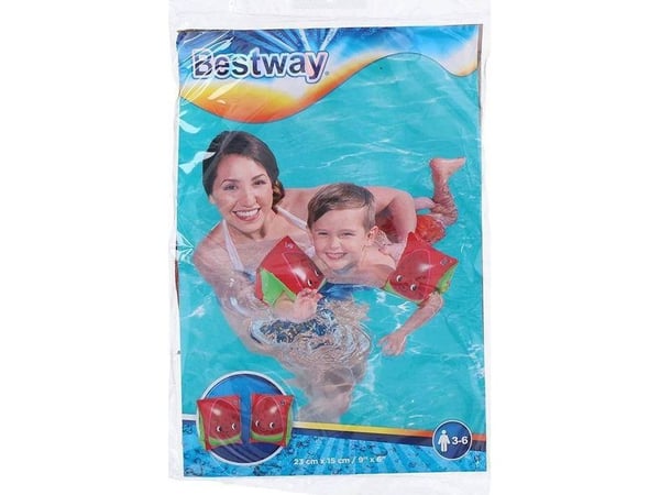 Bestway svømmevinger for barn 23x15 cm (jordbær)