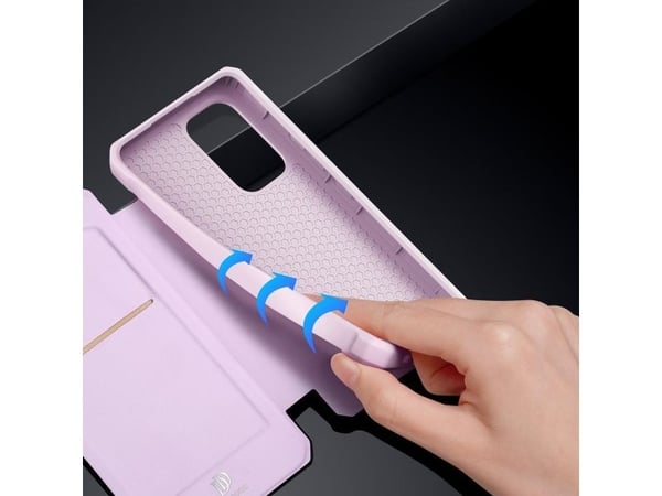 Dux Ducis DUX DUCIS Skin X hylsterdeksel med klaff for Samsung Galaxy A73 rosa