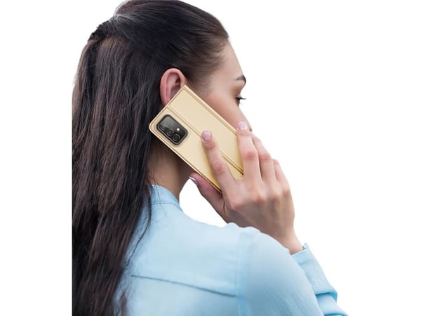 Dux Ducis Skin Pro hylsterveske med flipdeksel Samsung Galaxy A73 gull