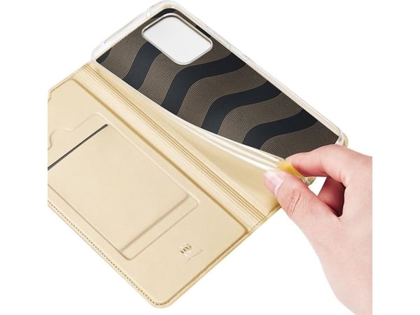 Dux Ducis Skin Pro hylsterveske med flipdeksel Samsung Galaxy A73 gull