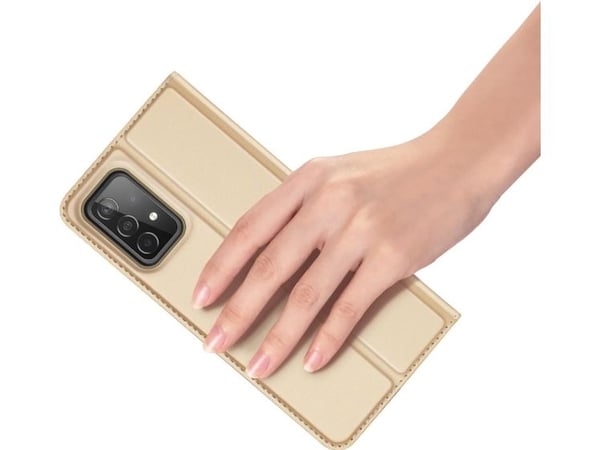 Dux Ducis Skin Pro hylsterveske med flipdeksel Samsung Galaxy A73 gull