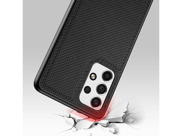 Dux Ducis Fino deksel, nylon materiale til Samsung Galaxy A73 - svart