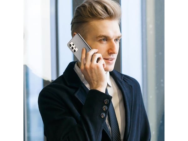 Dux Ducis Dux Ducis Fino-deksel dekket med nylonmateriale for Samsung Galaxy A73 blå