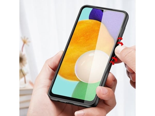 Dux Ducis Dux Ducis Fino deksel dekket med nylonmateriale for Samsung Galaxy A13 5G svart