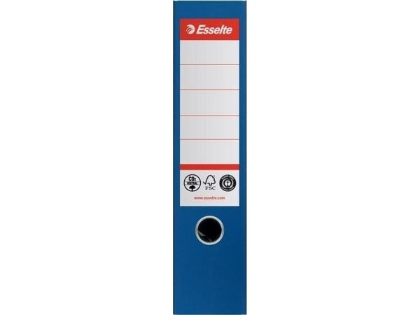 Esselte - Hevarmbuefil - bokryggbredde: 72 mm - for A4 (210 x 297 mm) - kapasitet: 500 ark - blå