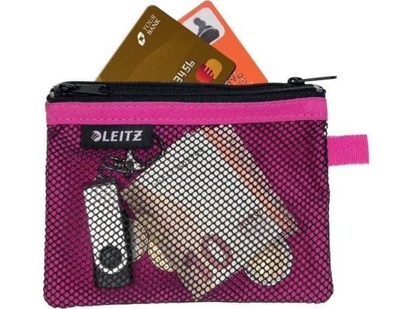 Leitz WOW Travel Small - Påse for personal belongings / ID / credit cards / cable / cash / earphones - nylon - svart