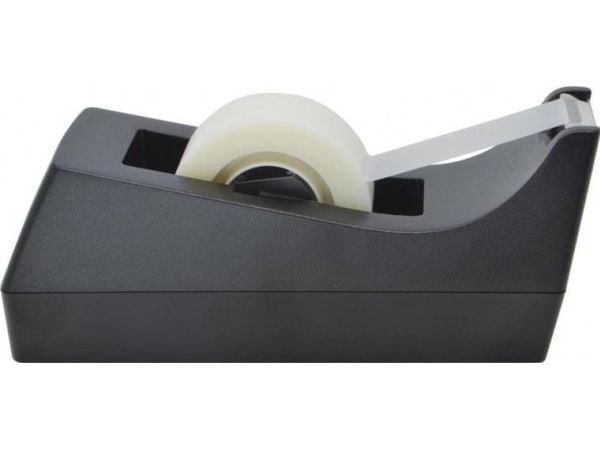 Scotch 3M SCOTCH_ Magic_ kontortape (SM3-12), matt, med dispenser, 19mm, 33m, 3 stk., brett C-38 sort GRATIS