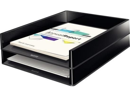 Leitz Duo Colour - Brevfack - för A4 - svart