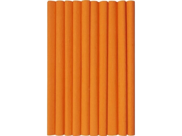 Top 2000 bøyde/krøllete papir Creatinio 50x200 mørk oransje 400153894 TOP-2000