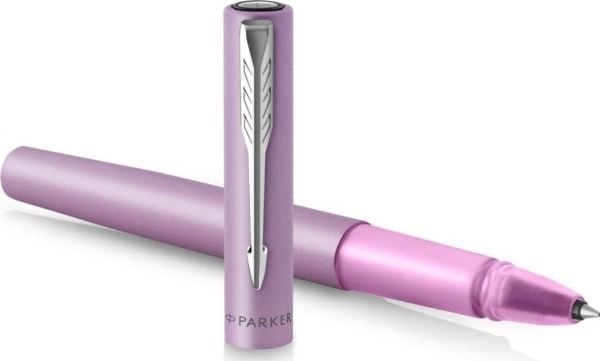 Parker Vector XL, Tynn penn, Lilac, Sort, Rustfritt stål, Kromfarget, 1 stykker
