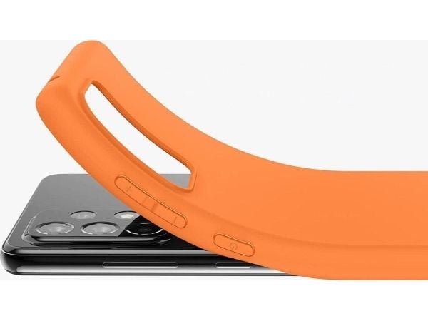 Silicone Case mykt fleksibelt gummideksel til Samsung Galaxy A03s - rosa