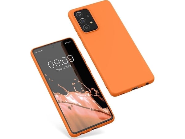 Hurtel silikondeksel mykt fleksibelt gummibeskyttelse til Samsung Galaxy A22 4G - svart