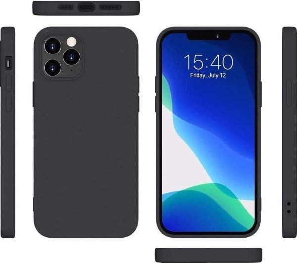 Silikondeksel i myk fleksibel gummi til Xiaomi Redmi Note 10 5G / Poco M3 Pro - svart