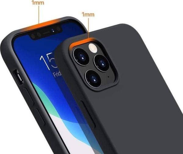 Silikondeksel i myk fleksibel gummi til Xiaomi Redmi Note 10 5G / Poco M3 Pro - svart
