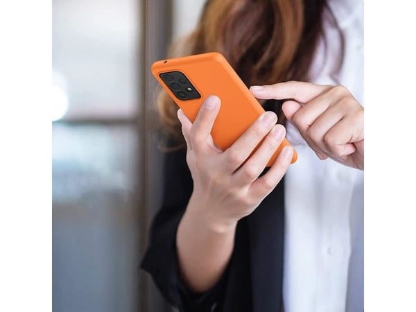 Hurtel Silicone Case fleksibelt silikondeksel til Samsung Galaxy A03s svart