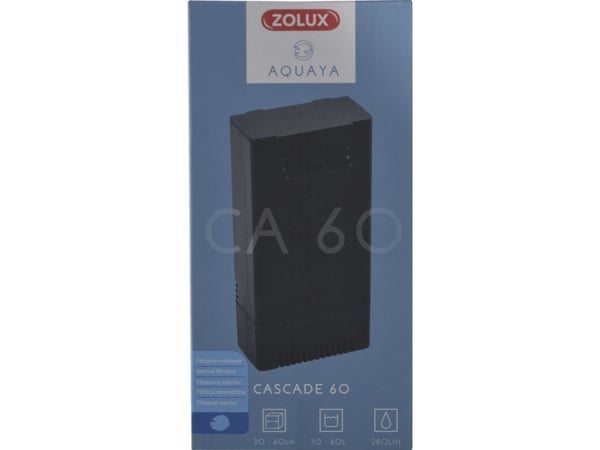 Zolux Aquaya filter Cascade 60, svart