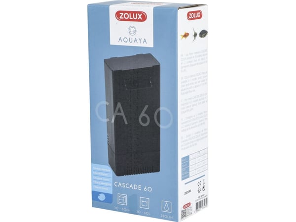 Zolux Aquaya filter Cascade 60, svart